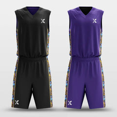 Secret - Customized Reversible Sublimated Basketball Set