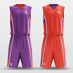 CLASSIC22 - Customized Reversible Sublimated Basketball Set