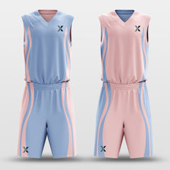CLASSIC28 - Customized Kid's Reversible Sublimated Basketball Set