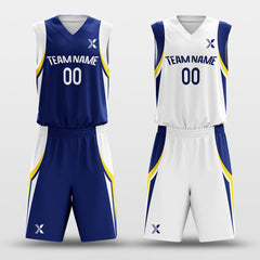 CLASSIC29 - Customized Kid's Reversible Sublimated Basketball Set