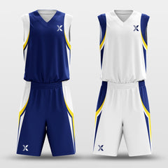 CLASSIC29 - Customized Kid's Reversible Sublimated Basketball Set