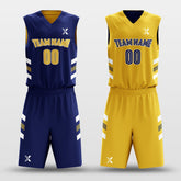 Classic39 - Customized Reversible Sublimated Basketball Set