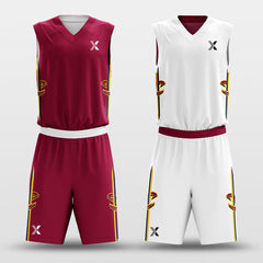 Classic55 - Customized Reversible Sublimated Basketball Set