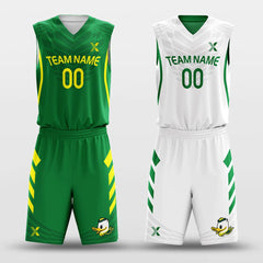 Duck - Customized Reversible Sublimated Basketball Set