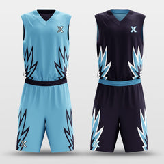 Feather - Customized Reversible Sublimated Basketball Set