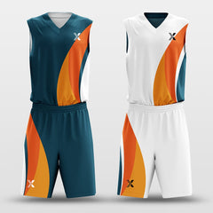 Jungle - Customized Reversible Sublimated Basketball Set