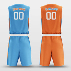 Lake - Customized Reversible Sublimated Basketball Set