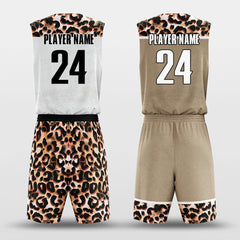 Leopard - Customized Reversible Sublimated Basketball Set