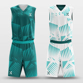 Mint - Customized Reversible Sublimated Basketball Set
