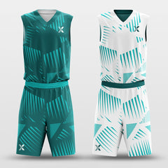 Mint - Customized Reversible Sublimated Basketball Set