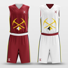 Nuggets - Customized Reversible Sublimated Basketball Set