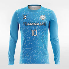Partenopei - Customized Men's Sublimated Long Sleeve Soccer Jersey
