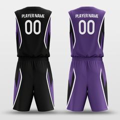 Plume - Customized Kid's Reversible Sublimated Basketball Set