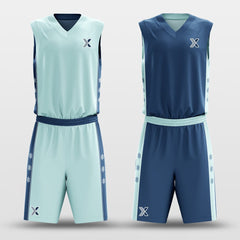 Snowflake - Customized Reversible Sublimated Basketball Set