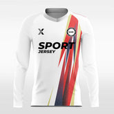Flag - Customized Men's Sublimated Long Sleeve Soccer Jersey