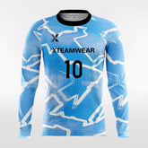 Pop Camouflage 4 - Customized Kids Sublimated Long Sleeve Soccer Jersey