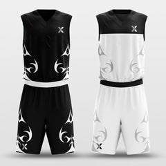 Spades - Customized Reversible Sublimated Basketball Set