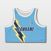 Blue Lightning - Customized Women Crop Top Vest Loose Workout