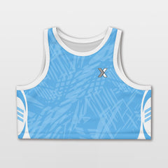 Light - Customized Women Crop Top Vest Loose Workout