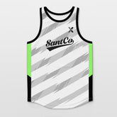 Velocity - Customized Basketball Jersey Top Stripe Design