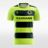 Black Stripe - Custom Kids Soccer Jerseys Design Neon Green