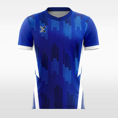 Blue Mosaic - Kids Custom Soccer Jerseys Design Cool