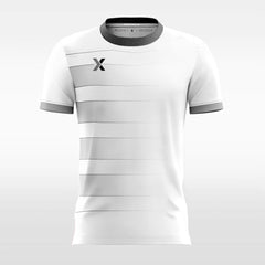 Classic Stripe - Kids Custom Soccer Jerseys Design White