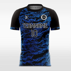 Cool Snake Skin - Custom Kids Soccer Jerseys Black Design