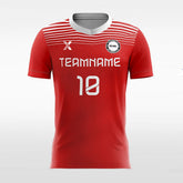 Cool Stripe - Women Custom Soccer Jerseys Design Red