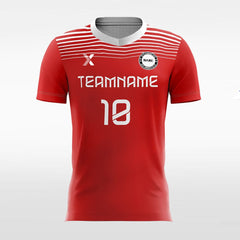Cool Stripe - Women Custom Soccer Jerseys Design Red
