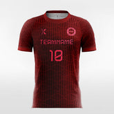 Red Stripe - Women Custom Soccer Jerseys Design Graphic