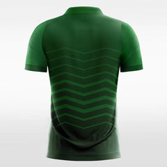Retro Green Wave - Custom Kids Soccer Jerseys Online Design