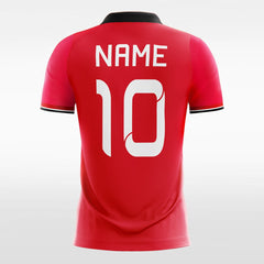 Retro Red Team - Women Custom Soccer Jerseys Light Design