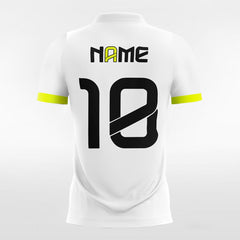 Spring - Women Custom Soccer Jerseys Design White and Yellow