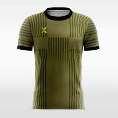 Vertical Stripe - Custom Kids Soccer Jerseys Design Green