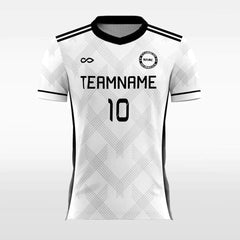 Vintage Check White - Women Custom Soccer Jerseys Design