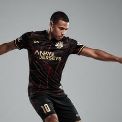 XTeamwear Soccer Uniforms Raging Bolt - Custom Soccer Jerseys Kit Sublimated for Team - WS204GCKB3