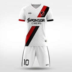 XTeamwear Soccer Uniforms white / S Shadow Blade- Custom Soccer Jerseys Kit Sublimated for Team - WS201GYNJ3