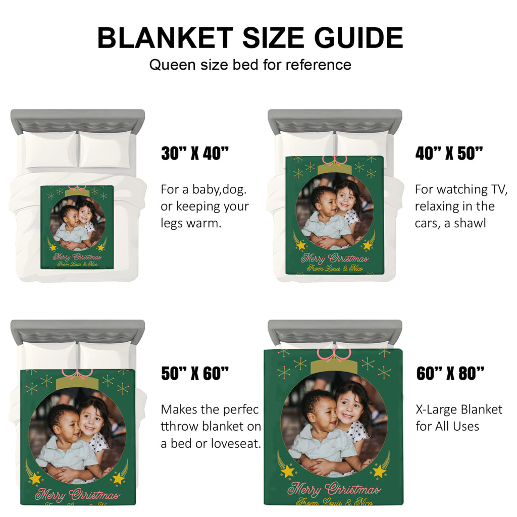 Custom flannel blankets