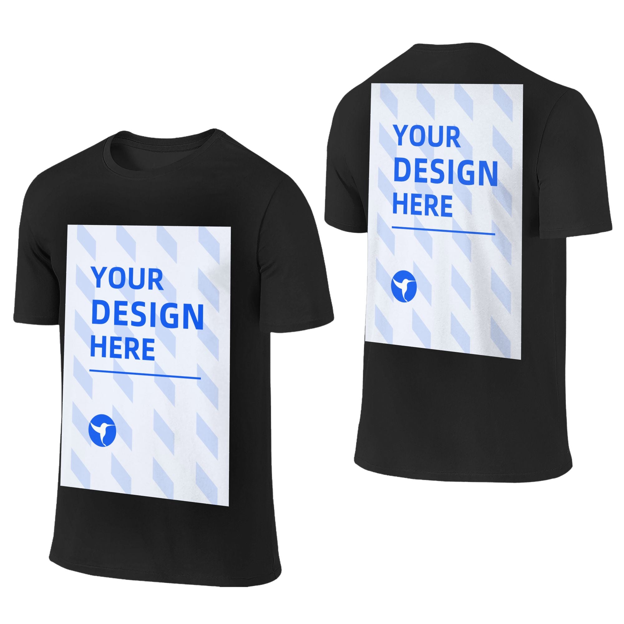 Custom T-shirt printing 180g men's round neck short T-shirt