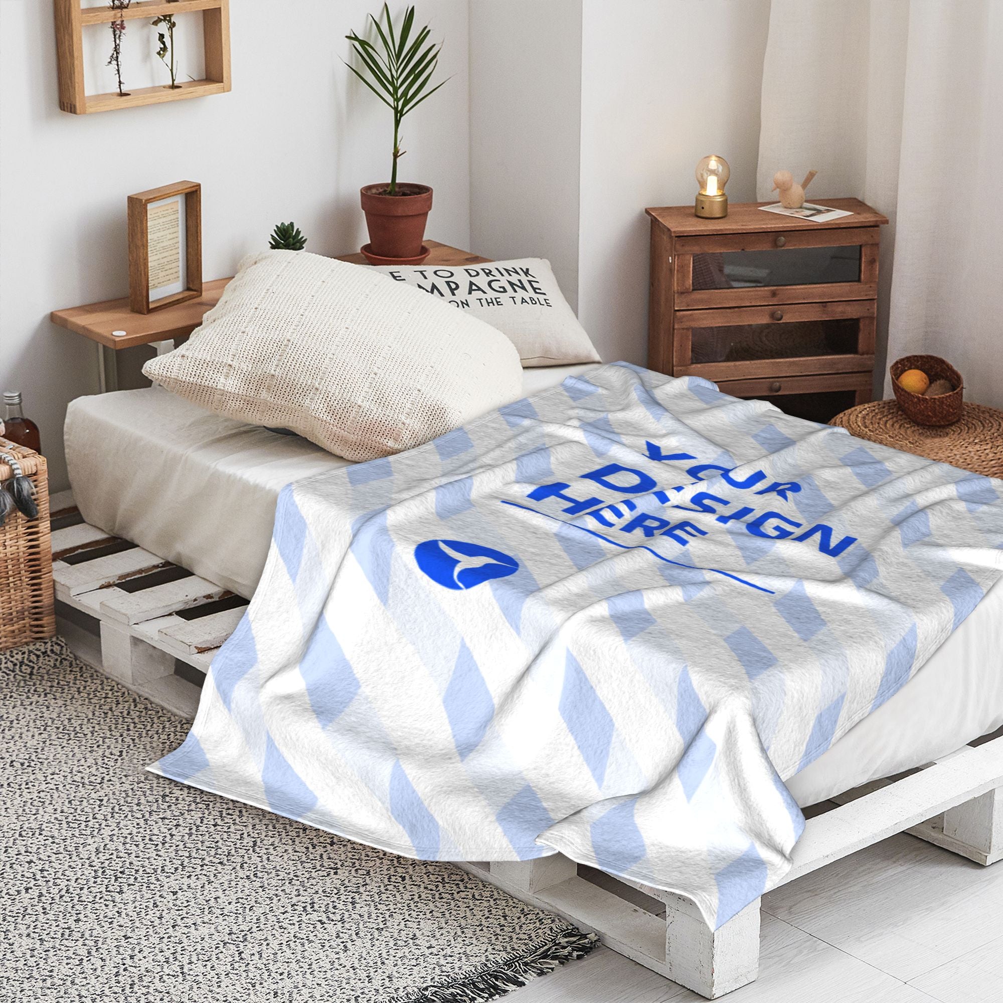 Custom flannel blankets