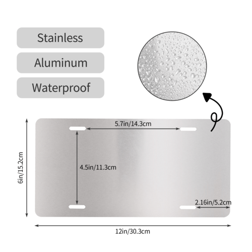 Custom license plates