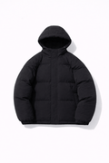 Unisex Winter Trendy Multi-Color Solid Color Hooded Cotton Jacket
