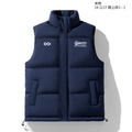 Unisex Stand Collar Thick Winter Cotton Vest.