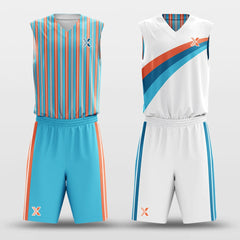 Rainbow - Customized Reversible Sublimated Basketball Set