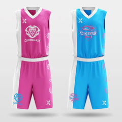 Tai Chi - Customized Reversible Sublimated Basketball Set