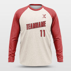 Basic Red - Customized Baggy Long Sleeve Shooting Jersey