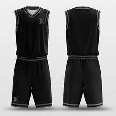 Black Gray - Custom Basketball Jersey Design for Team