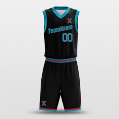 Black Blue - Custom Basketball Jersey Design for Team