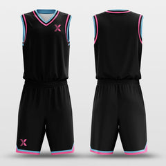 Black Blue Pink - Customized Basketball Jersey Design